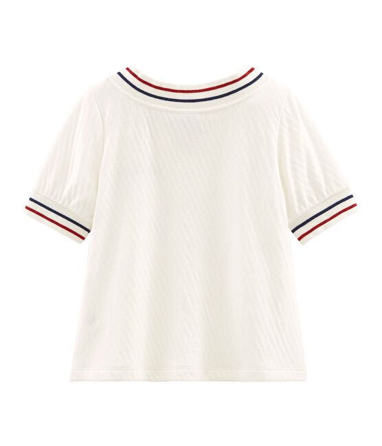 Blusa infantil para niña blanco MARSHMALLOW