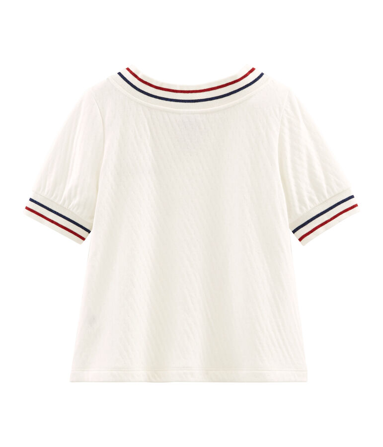 Blusa infantil para ni&ntilde;a blanco MARSHMALLOW