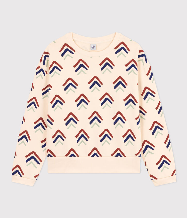 Sudadera de felpa para mujer blanco AVALANCHE/ MULTICO