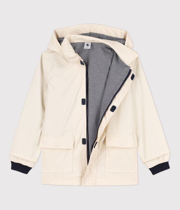 CHUBASQUERO IC&Oacute;NICO RECICLADO DE NI&Ntilde;A/NI&Ntilde;O crudo