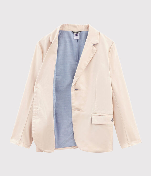 Chaqueta infantil para ni&ntilde;o beige