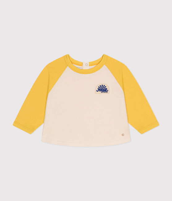 Sudadera de muletón ligero para bebé amarillo AVALANCHE/ NECTAR