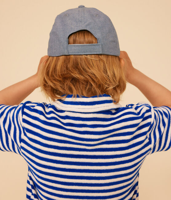 Gorra infantil de tejido vaquero celeste DENIM TRES CLAIR