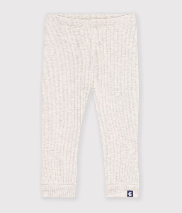 Leggings lisos de algod&oacute;n para beb&eacute; MONTELIMAR CHINE