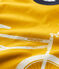 Camiseta de manga corta de algodón de niño amarillo BOUDOR