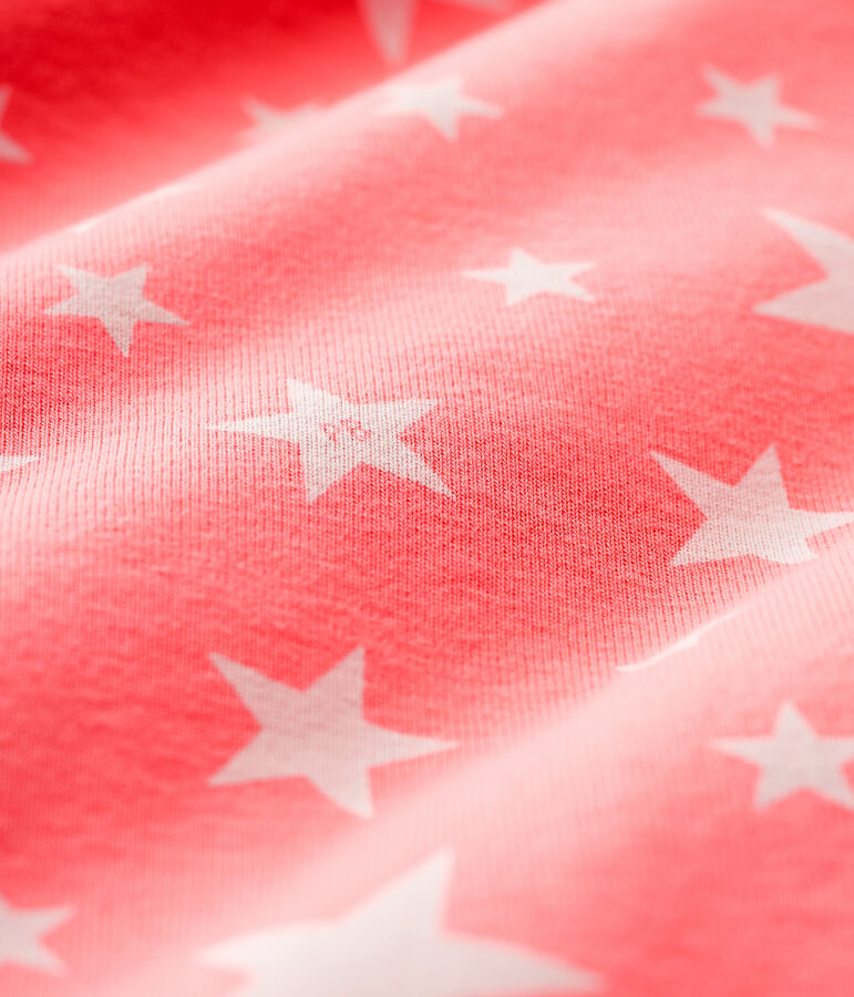 Saco de dormir con estrellas de algod&oacute;n de beb&eacute; naranja/blanco