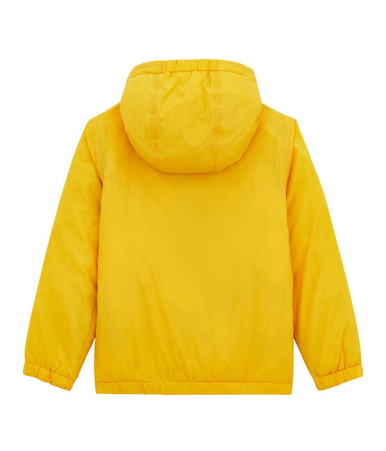 Corta viento reversible para niña amarillo JAUNE