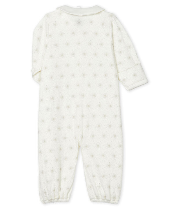 Mono saco para beb&eacute; de t&uacute;bico blanco/multicolor