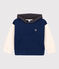 Sudadera con capucha para niña / niño azul MEDIEVAL/blanco MULTICO