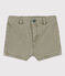 Shorts de tejido vaquero para bebé verde MARECAGE