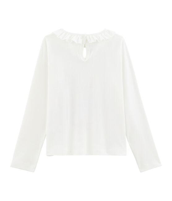 Camiseta de niña blanco MARSHMALLOW