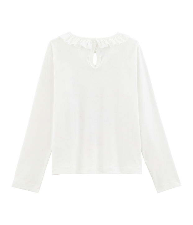 Camiseta de ni&ntilde;a blanco