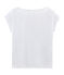 Camiseta manga corta de algodón Sea Island para mujer blanco ECUME