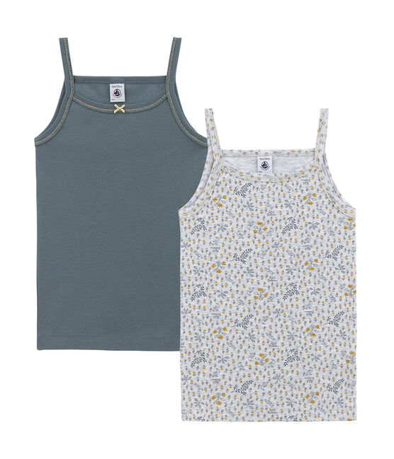 Pack de 2 camisetas de tirantes para niña variante 1