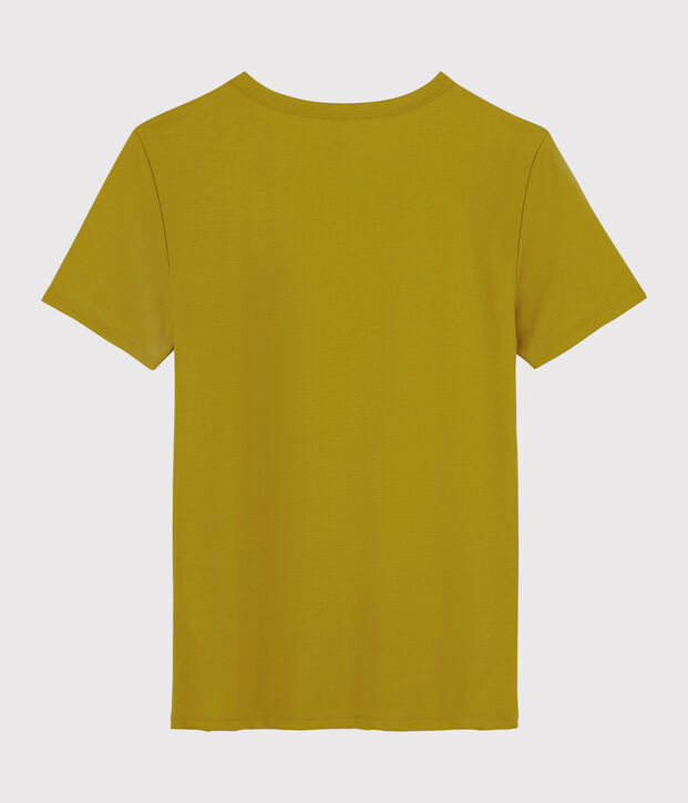 Camiseta de algod&oacute;n Sea Island para mujer verde