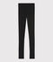 Leggings de lana y algodón de mujer negro NOIR