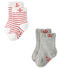 Lote de 2 pares de calcetines ligeros para bebé niño variante 1