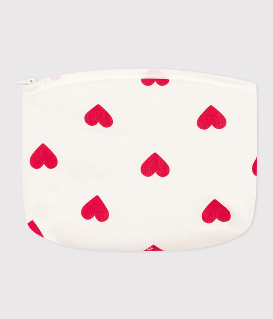 Bolso de mano con corazones blanco MARSHMALLOW/rojo TERKUIT