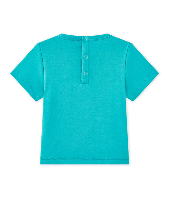 Camiseta bebé niño de manga corta verde Verger