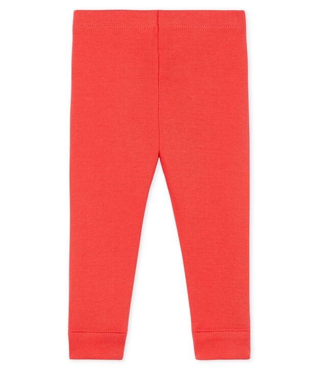 Leggings para beb&eacute; ni&ntilde;a rojo