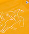 Camiseta de manga larga de jersey para bebé amarillo BOUDOR