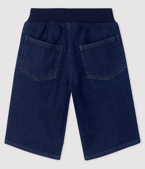 Bermudas vaqueros de niño azul DENIM BLEU FONCE