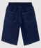 Bermudas vaqueros de niño azul DENIM BLEU FONCE