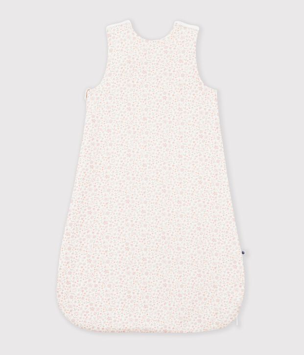 Saco para beb&eacute; de algod&oacute;n con estampado de flores TOG 1,5 blanco/multicolor