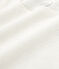 Camiseta manga larga de lino para mujer blanco MARSHMALLOW