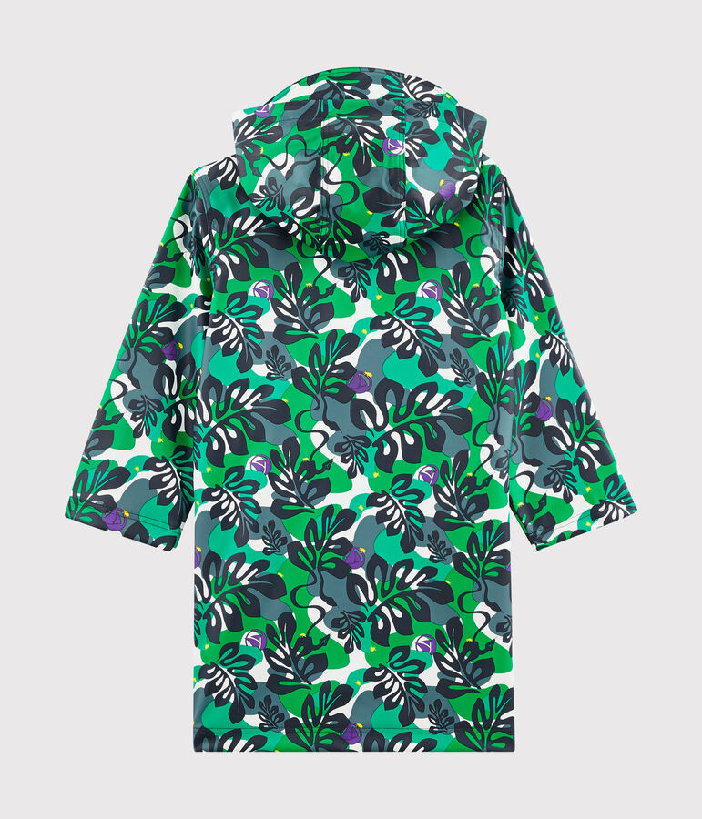 Chubasquero infantil para ni&ntilde;o blanco/multicolor