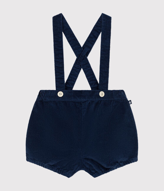 Short de terciopelo con tirantes para bebé CREPUSCULE