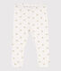 Leggings de algodón con estampado de flores para bebé