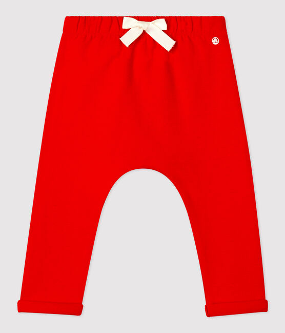 Pantalón de jersey grueso de bebé rojo PEPS