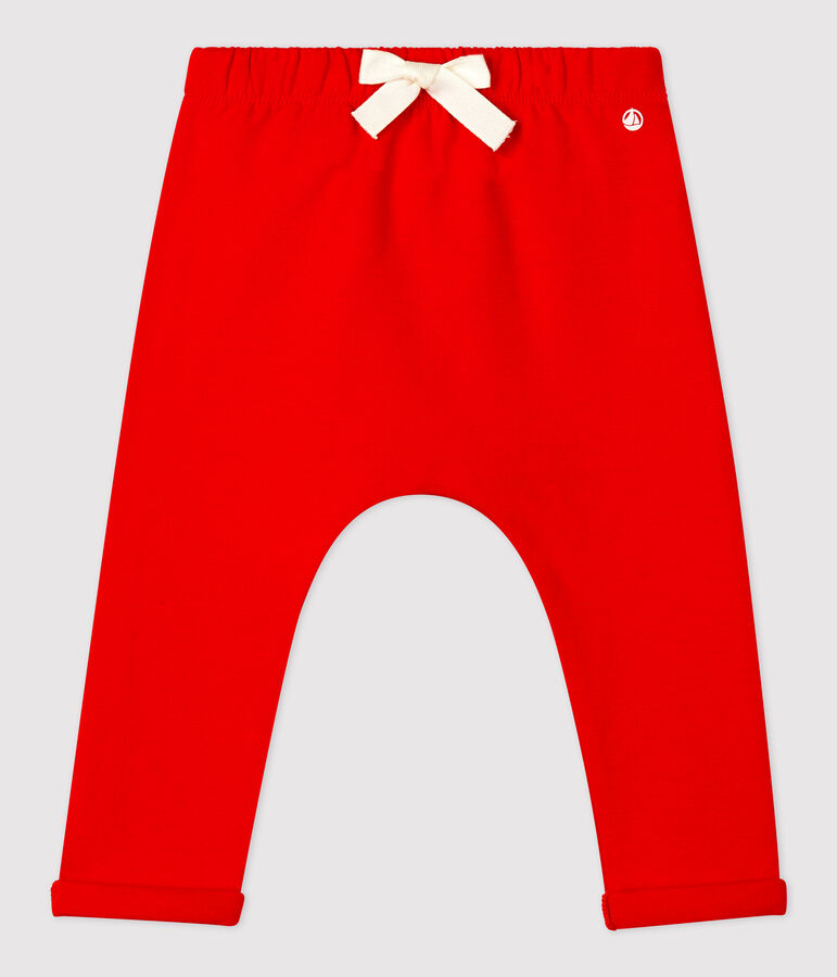 Pantal&oacute;n de jersey grueso de beb&eacute; rojo