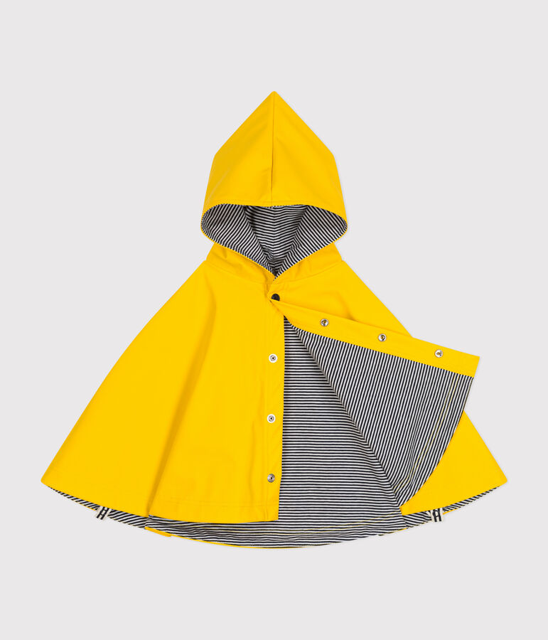 Capa de lluvia de beb&eacute; amarillo