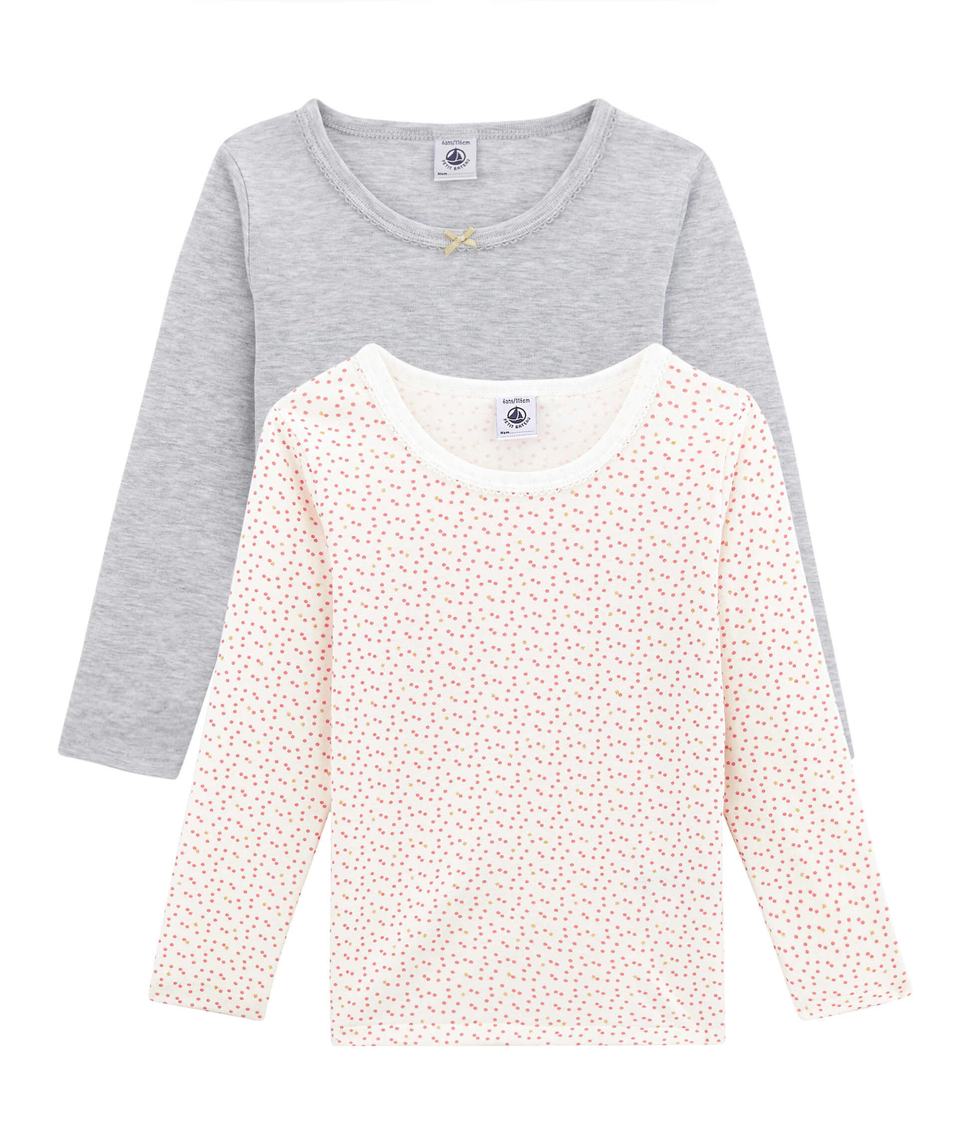 Pack de 2 Petit Bateau Camiseta para Beb/és