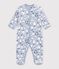 Sobrepijama de tejido polar con estampado de mu&ntilde;eco de nieve para beb&eacute; azul/multicolor