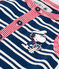 Mono Petit Bateau X Snoopy de punto ligero para bebé azul MEDIEVAL/blanco MULTICO