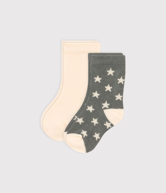 Lote de 2 pares de calcetines con estrellas para bebé variante 2