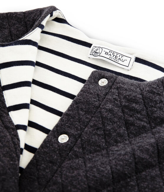 Chaqueta larga de túbico para mujer gris CITY CHINE