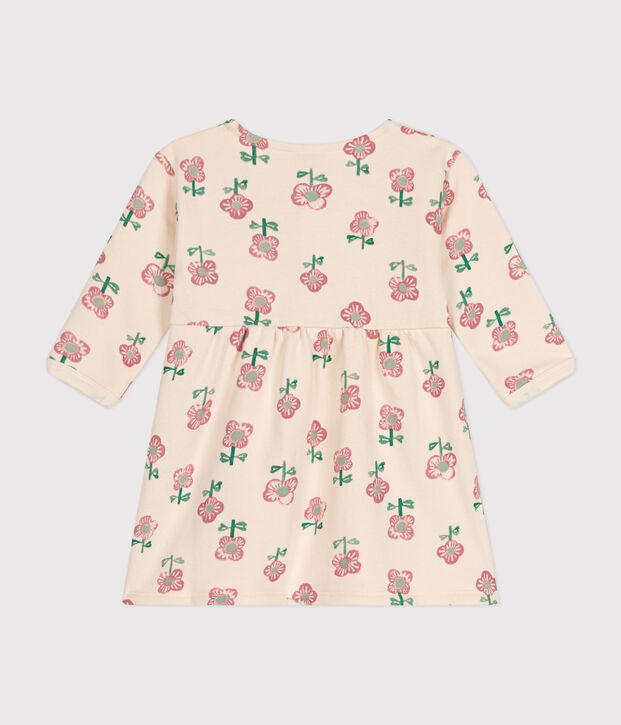 Vestido de manga larga para beb&eacute; crudo/amarillo