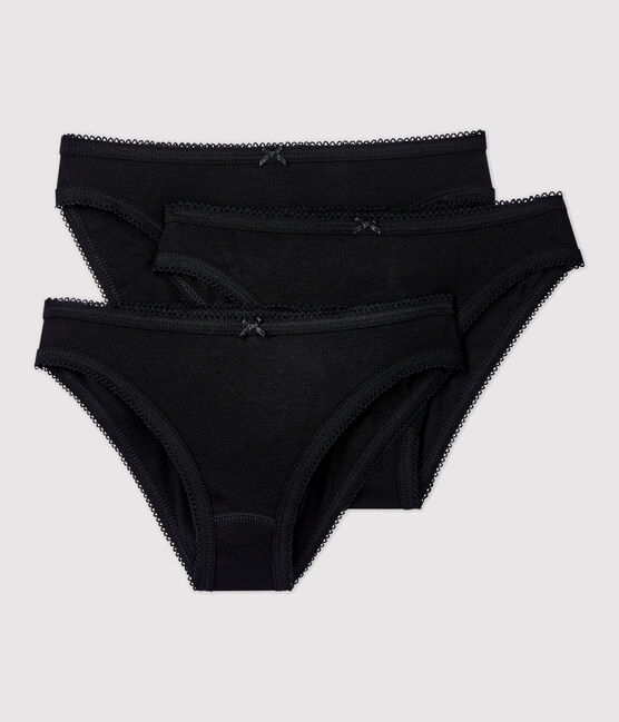 Juego de 3 braguitas de algodón fino de mujer Variante 1 PACK