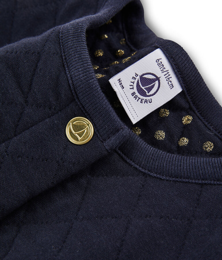 C&aacute;rdigan de ni&ntilde;a azul