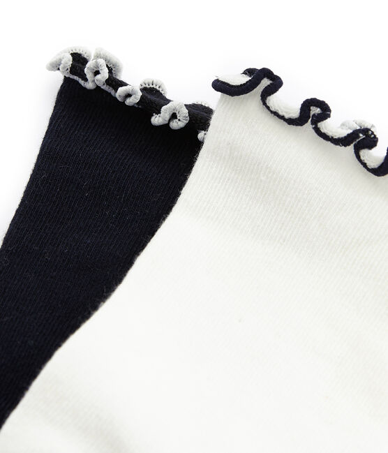 Juego de 2 pares de calcetines infantiles para niña variante 1