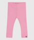 Leggings lisos de algodón para bebé
