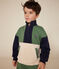 Sudadera de felpa con cremallera en el cuello para niño blanco AVALANCHE/ MULTICO
