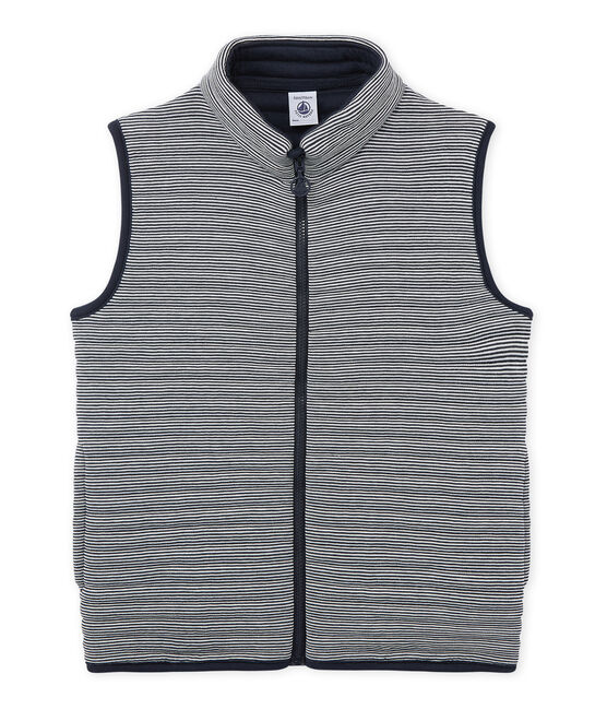 Doudoune sans manches garçon azul SMOKING/blanco LAIT