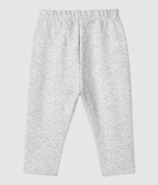 Pantalón de muletón ecológico de bebé gris BELUGA CHINE