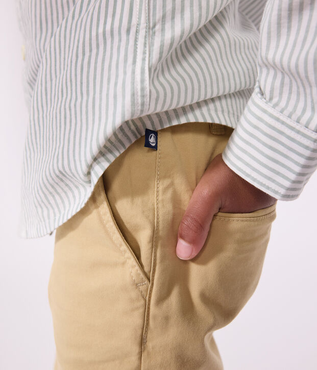 Pantal&oacute;n chino para ni&ntilde;o beige