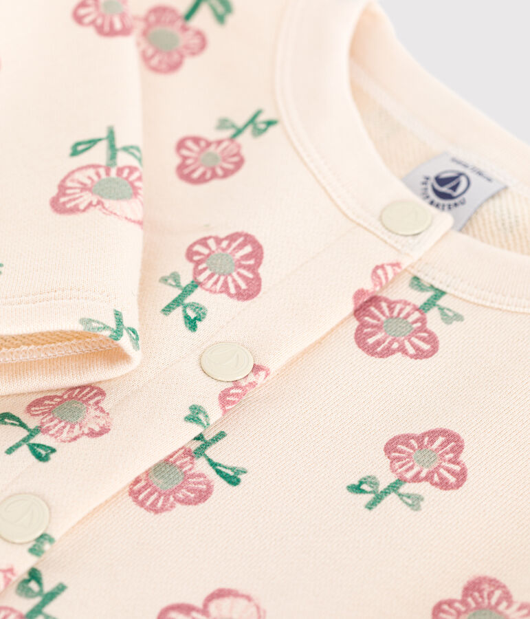 C&aacute;rdigan de felpa para ni&ntilde;a crudo/multicolor